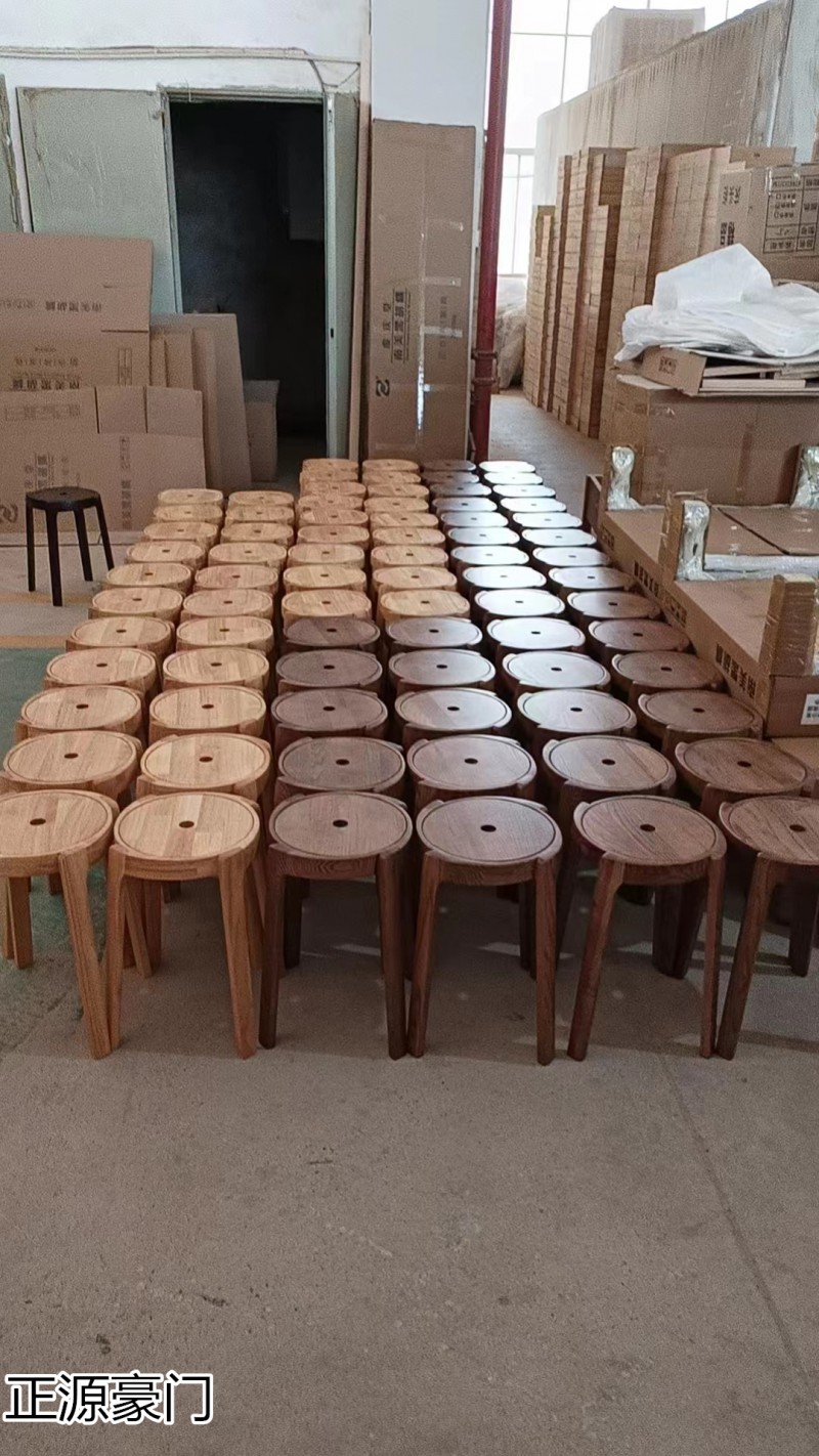 正源豪門 高端原木風車凳