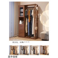 嘉豐佳緣多功能實木衣帽架，南康衣帽架、穿衣鏡，江西書桌、閱讀學習桌，宏光家具廠家