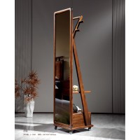 昌龍禾運新中式烏金木穿衣鏡1-159#