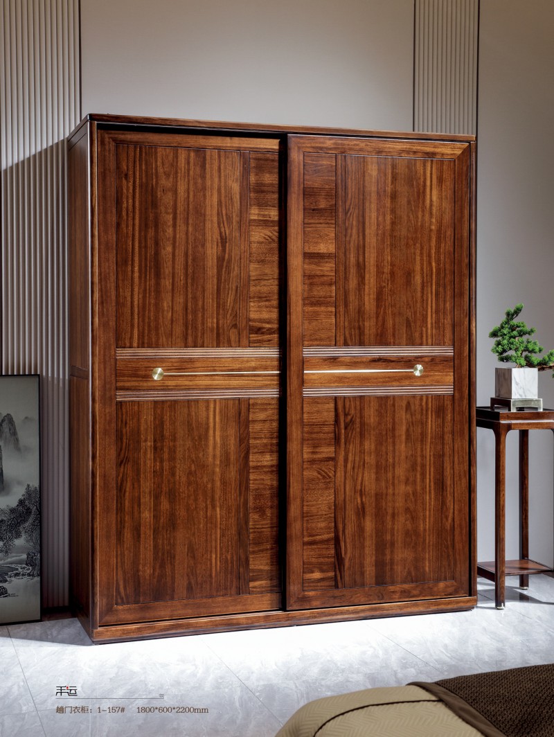 新中式趟門衣柜1-157#
