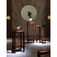 昌龍禾運新中式烏金木花架1-331#