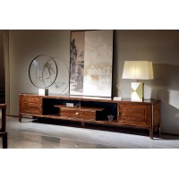 昌龍禾運新中式烏金木電視柜1-233#
