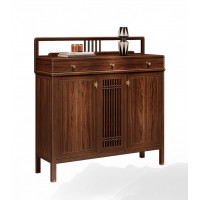 昌龍禾運新中式烏金木鞋柜1-262#