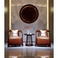 昌龍禾運新中式烏金木休閑椅1-211#、休閑幾1-228#