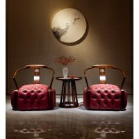 昌龍禾運新中式烏金木休閑椅1-212#、休閑幾1-228#