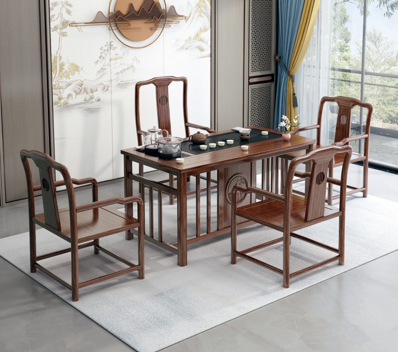 CT618-12茶臺、CY623主椅、CY625副椅