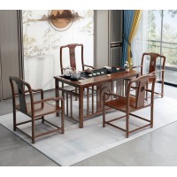 衛府里新中式烏金木CT618-12茶臺、CY623主椅、CY625副椅