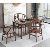 衛府里新中式烏金木CT618-12茶臺、CY626圍椅、CY627月牙椅