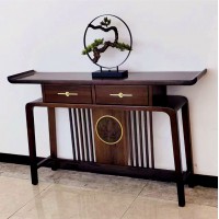 衛府里新中式烏金木XG602玄關