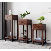 衛府里新中式烏金木KS601花架