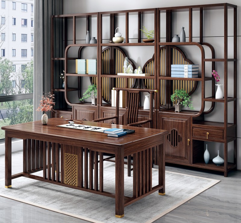 SZ602書(shū)桌、WZY626主椅、BGJ626博古架