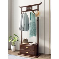 衛(wèi)府里新中式烏金木YMJ622衣帽架
