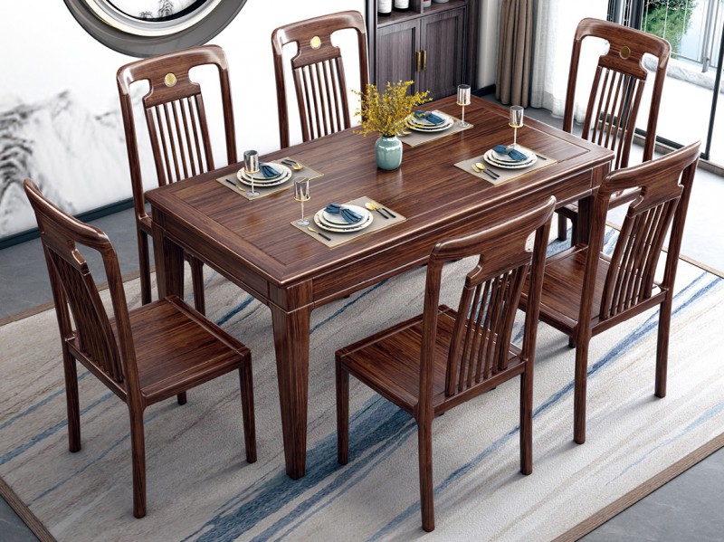 DZ602長餐桌、DY619餐椅