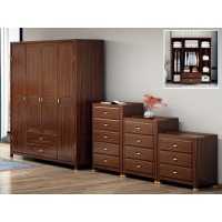 衛府里新中式烏金木BG605四門衣柜、DG602三斗柜、DG602四斗柜、DG602五斗柜