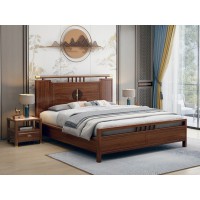 衛(wèi)府里新中式烏金木C615床、CG603床頭柜