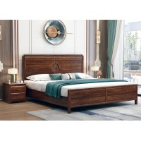 衛(wèi)府里新中式烏金木C621床、CG606床頭柜