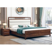 衛(wèi)府里新中式烏金木C620床、CG606床頭柜