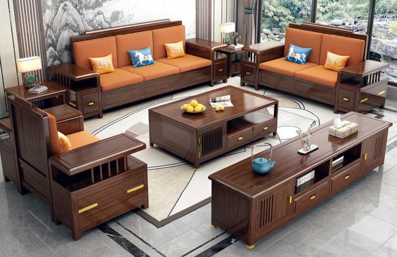 SF609沙發(fā)、KG603電視柜、KT608茶幾、KT606方幾