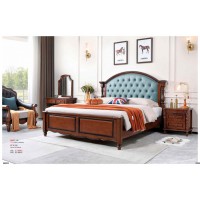 華夏國康美式家具，南康經典美式套房，江西復古胡桃色、簡約高級灰美式家具廠家