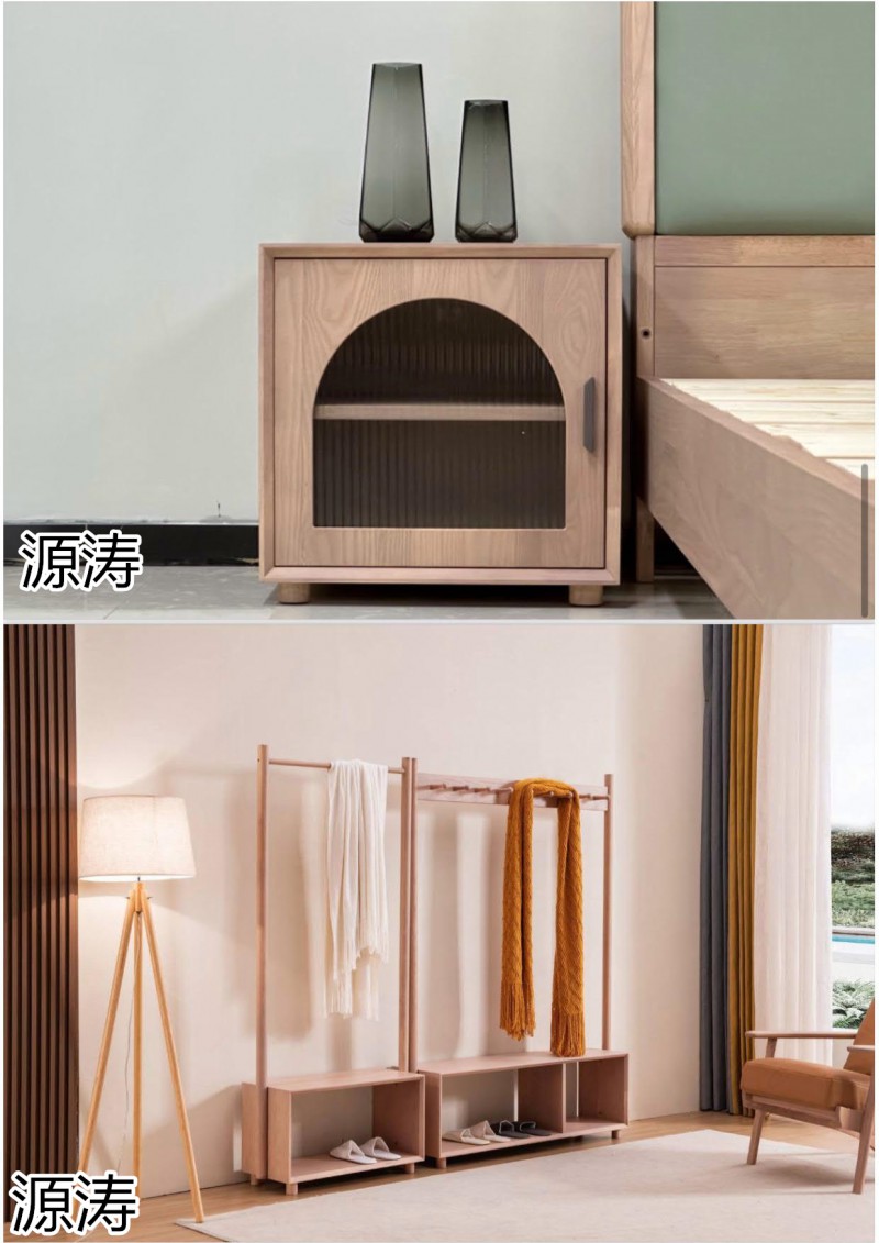 源濤新中式禪意、現代極簡白蠟木家具