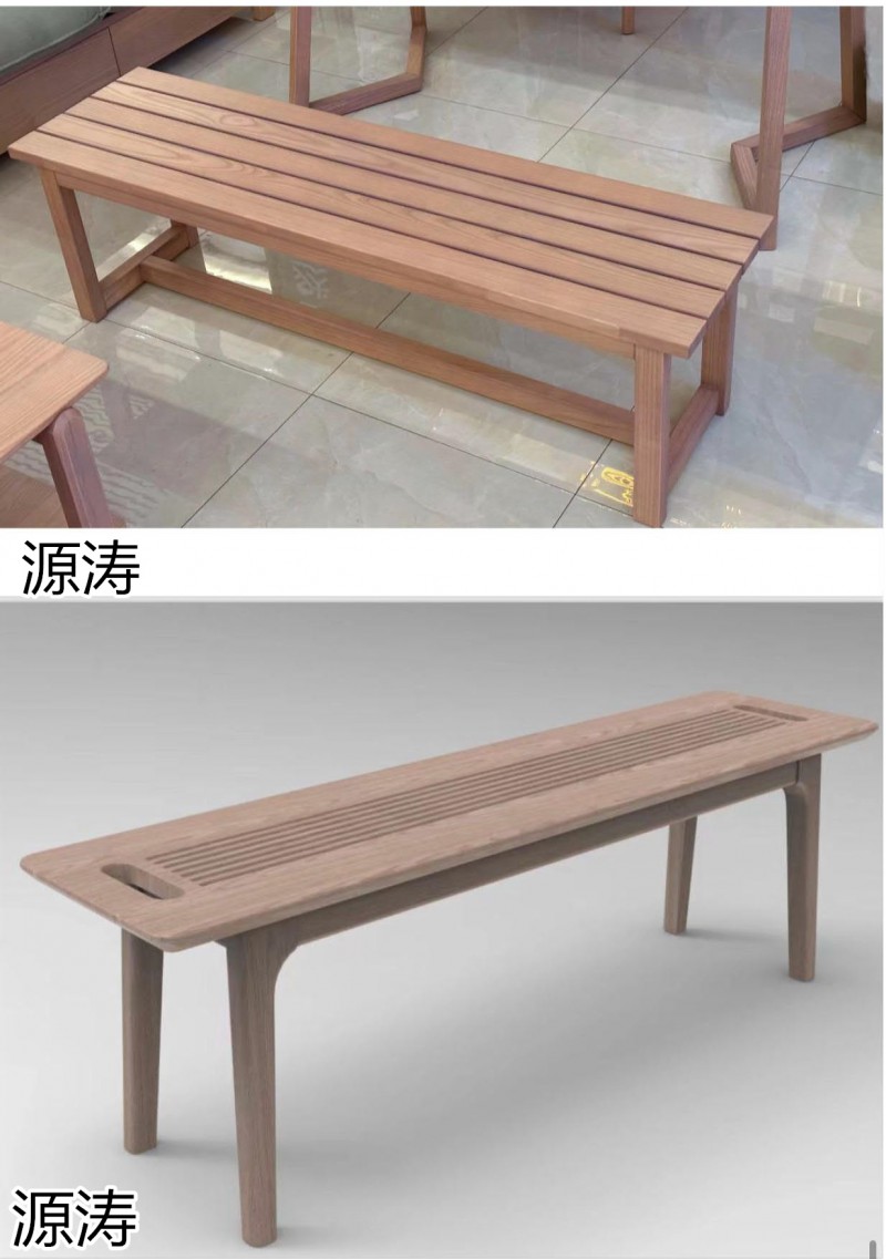 源濤新中式禪意、現代極簡白蠟木家具